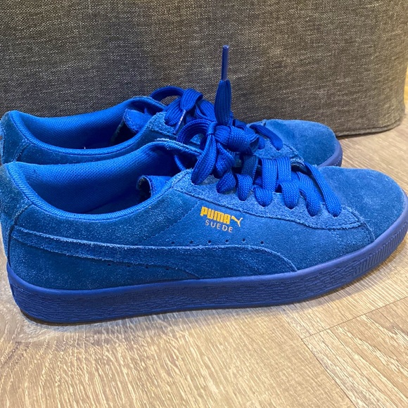 Puma suede blue sneakers - Picture 2 of 2